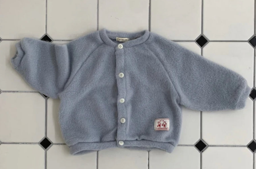 FLUFFY BLUE CARDIGAN - 6y