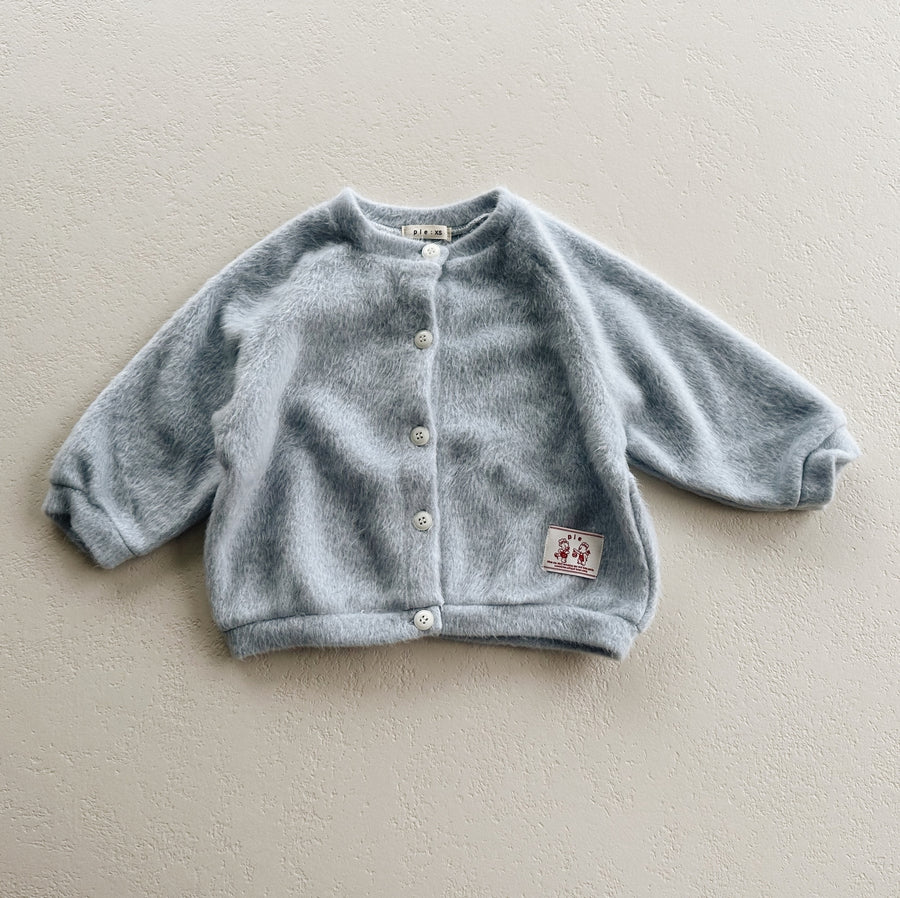 FLUFFY BLUE CARDIGAN - 3y up to 7y