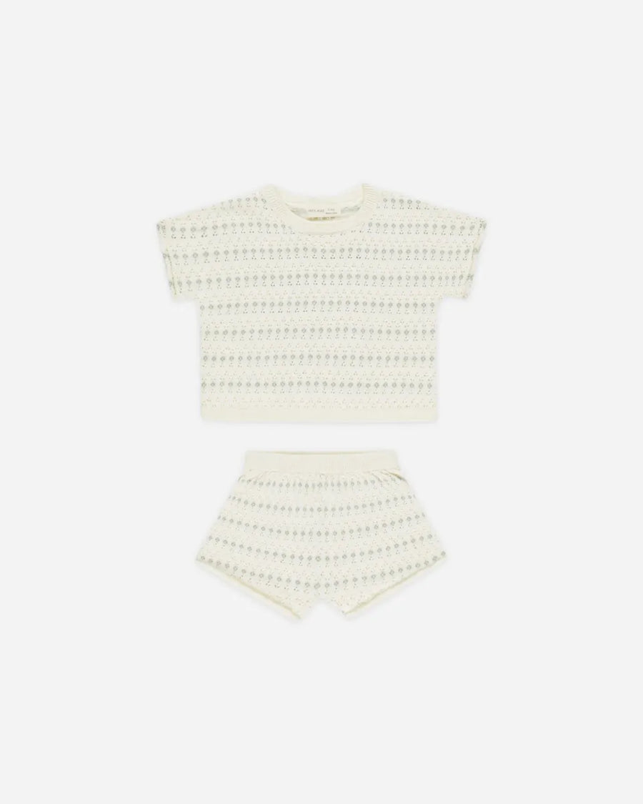 RELAXED SUMMER KNIT SET - IVORY
