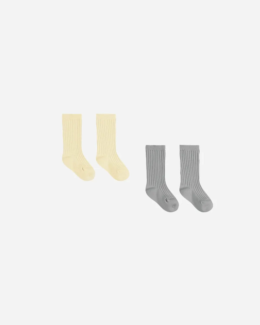 SOCK SET - SKY, YELLOW