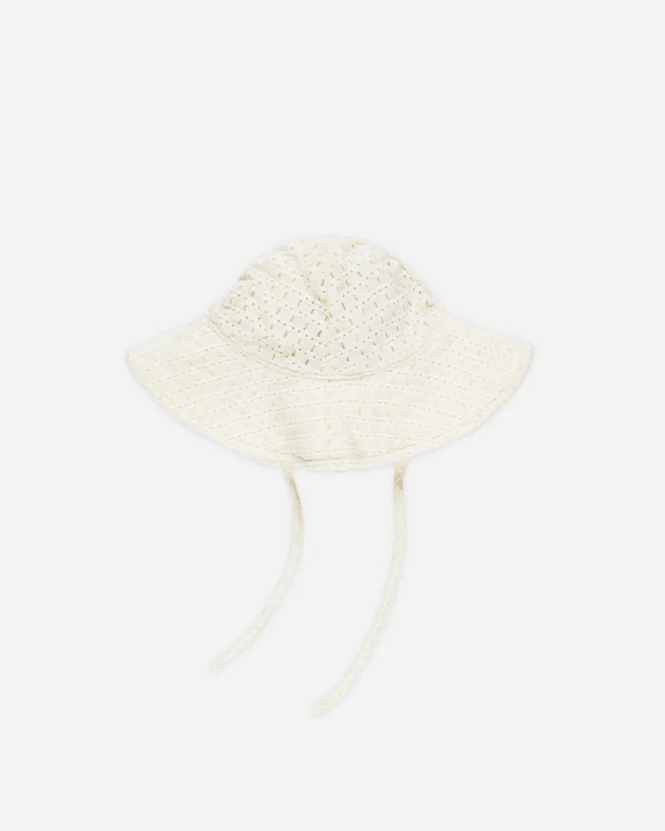 FLOPPY SUN HAT - IVORY