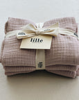MULLTÜCHER-SET – 3x Dusty Pink