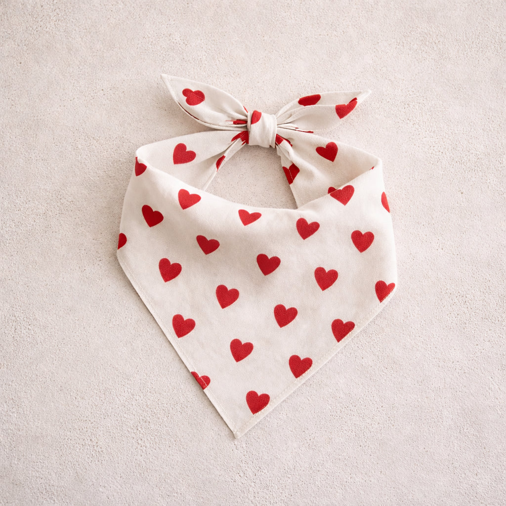 Spring Picnic Hair Scarf heart - baby &amp; kids
