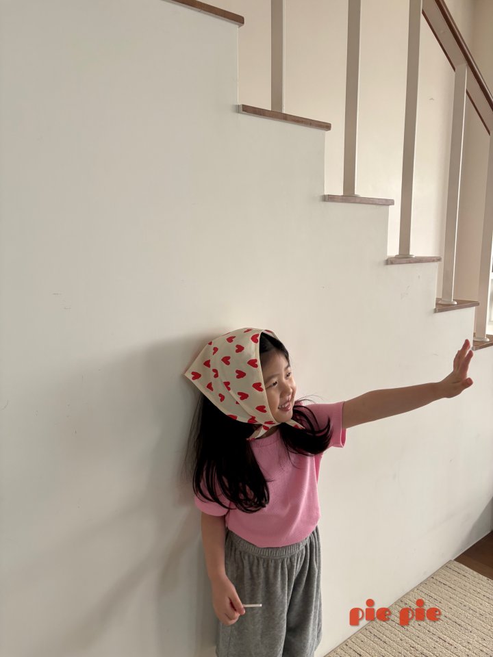 Spring Picnic Hair Scarf heart - baby &amp; kids