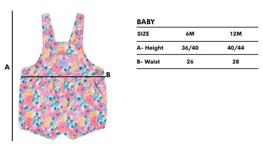 POLLY POCKET BABY OVERALLS - 6m