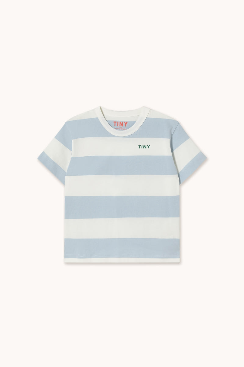 Stripes Knit Tee Blue - KIDS