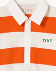 Stripes Knit Polo Sleeve Tee - KIDS
