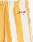 Yellow Stripes Towel Sweatpant - BABY