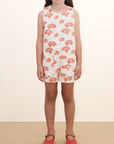 Blossoms Twill Short One-Piece - KIDS