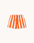 Stripes Twill Shorts Red - KIDS