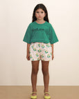 Tiny Flower Woven Shorts - KIDS