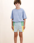 Color Block Woven Shorts - KIDS