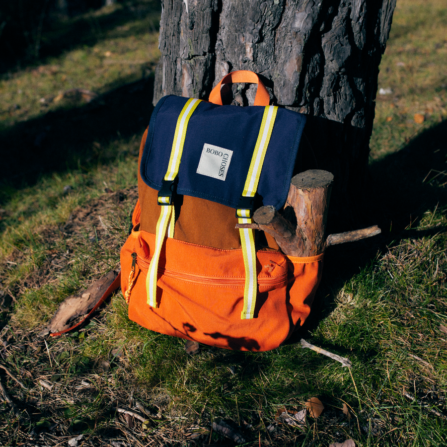 Color Block technic backpack