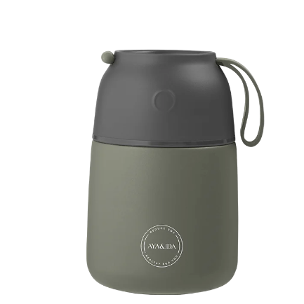FOOD&#39;IE - Thermos voor Baby’s &amp; Volwassenen - Tropical Green