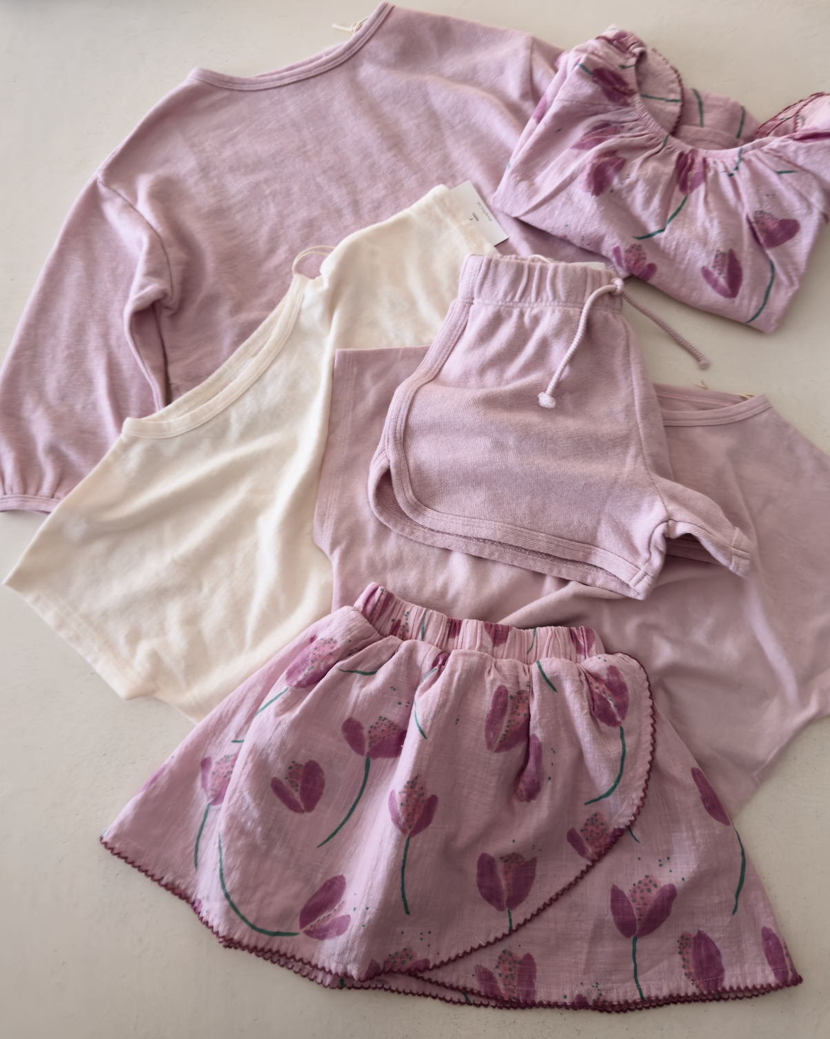 JERSEY T-SHIRT ECRU - KIDS