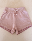 FLEECE SHORTS SOFT LILA - BABY