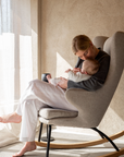 ROCKING ADULT CHAIR DE LUXE - CLAY
