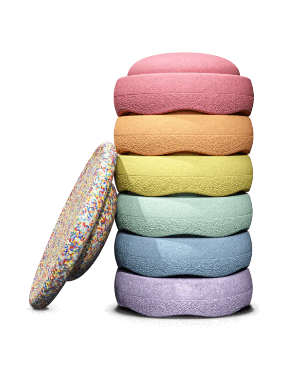 Stapelstein® | RAINBOW | Set 6+1 PASTEL