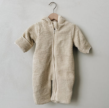 TEDDY ONESIE BABY - ECRU - last one 62