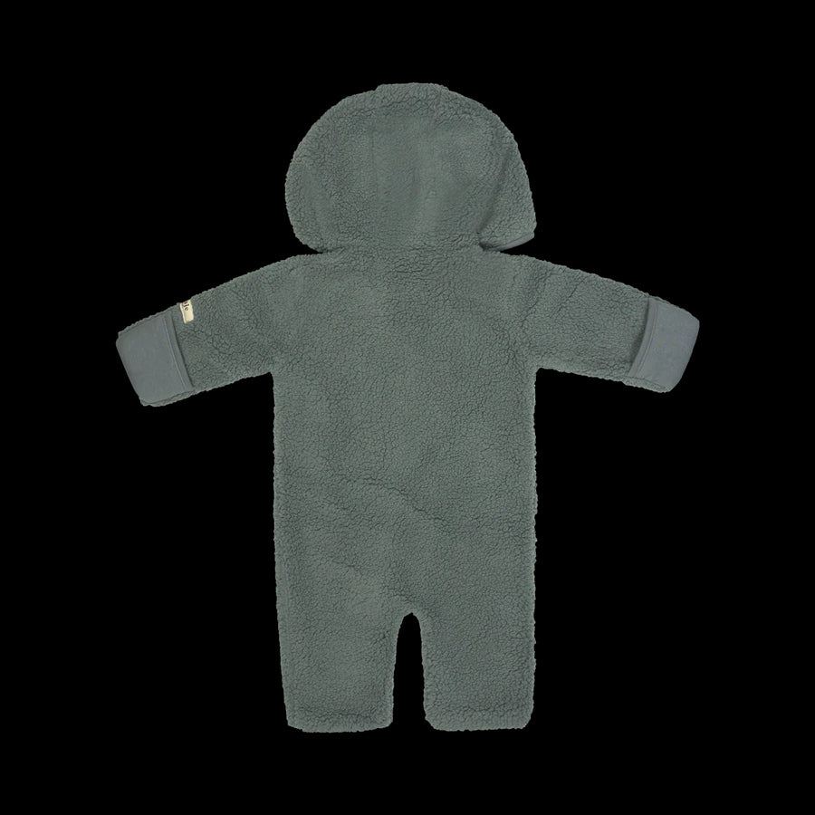 TEDDY ONESIE BABY - GREYISH BLUE - 3m