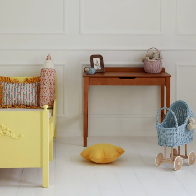 Kinderbureau met Lade - stardust vintage