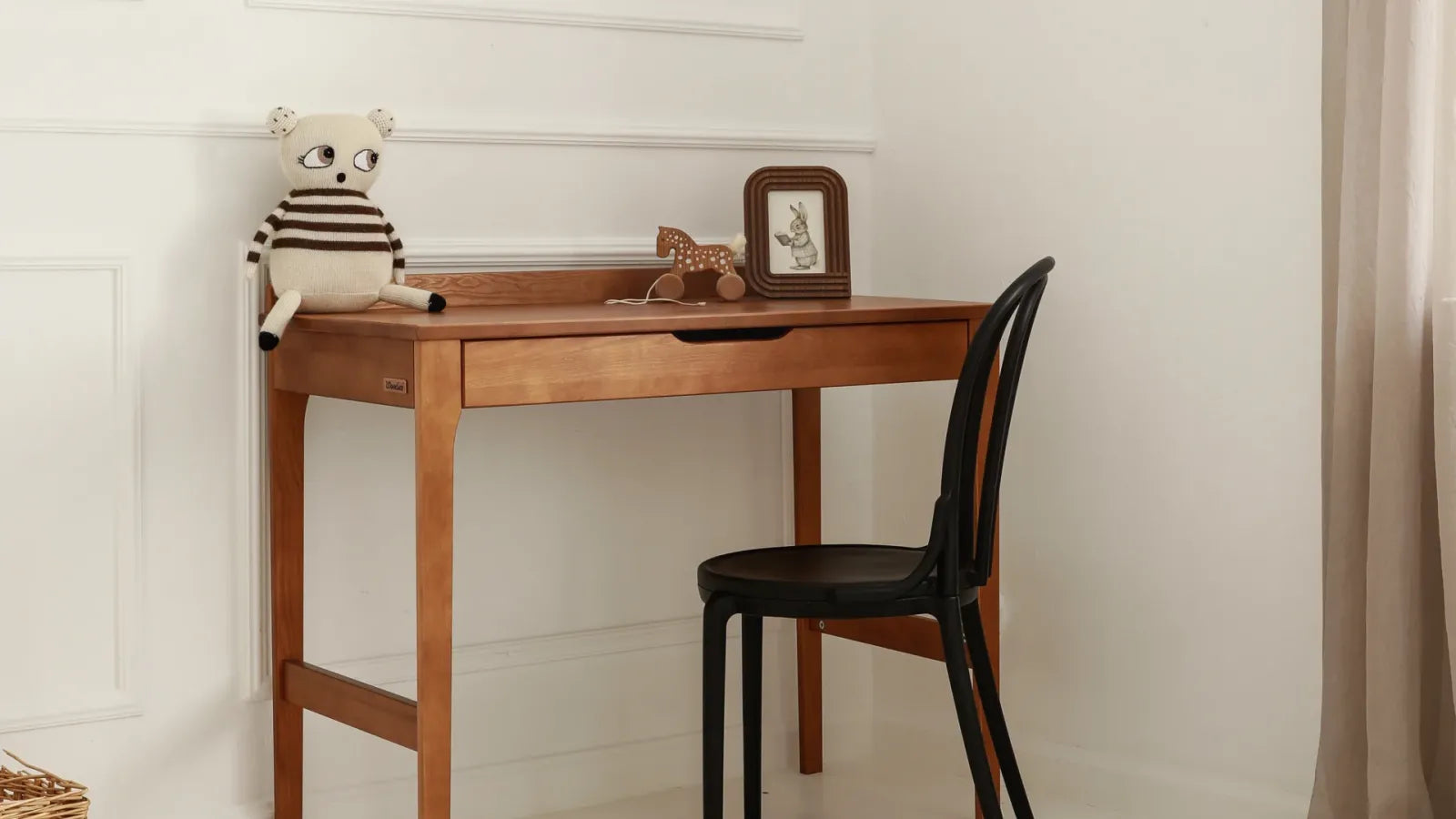 Kinderbureau met Lade - stardust vintage