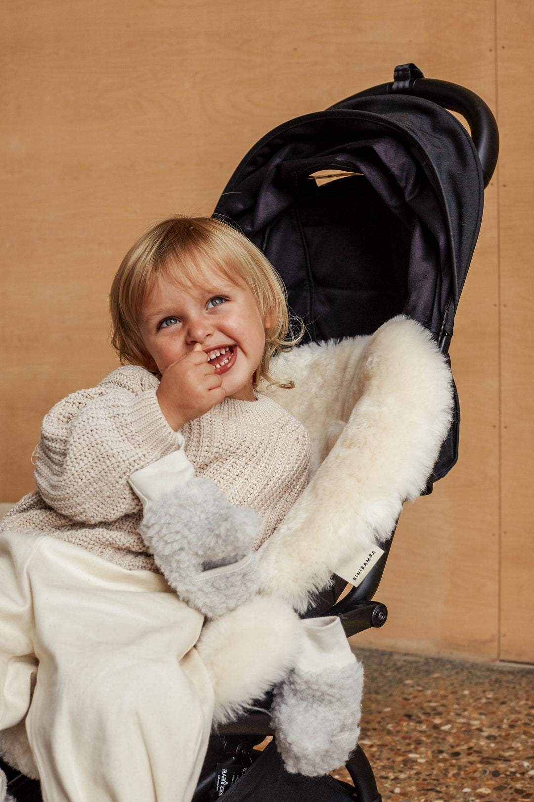 SHEEPSKIN SNUGGLER - elephant