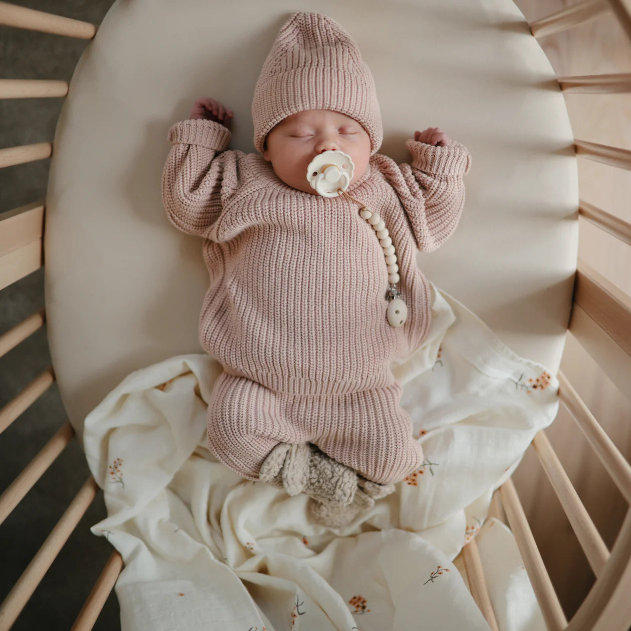 SWADDLE 120x120 - flowers
