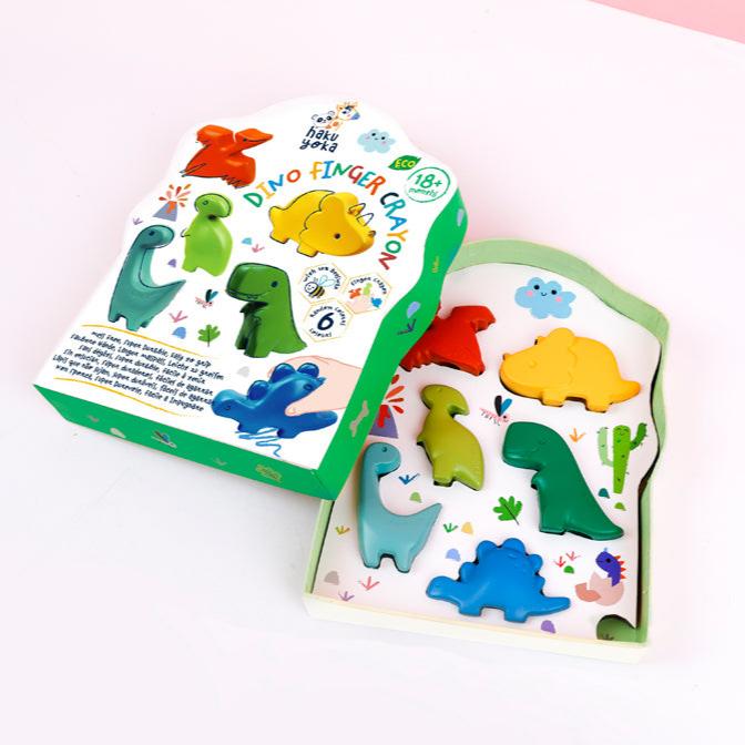 WASKRIJTJES DINO'S - set van 6