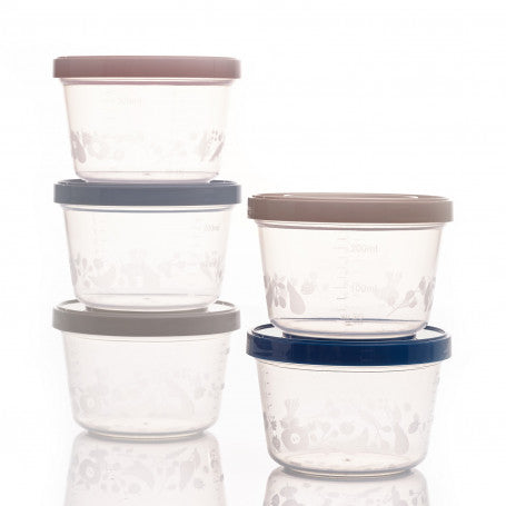 BEWAAR DOOSJES - 250ml - 5 stuks
