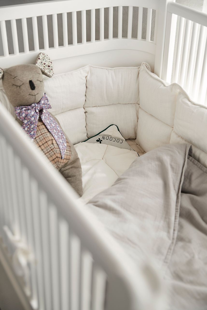 BED BUMPER - soft beige