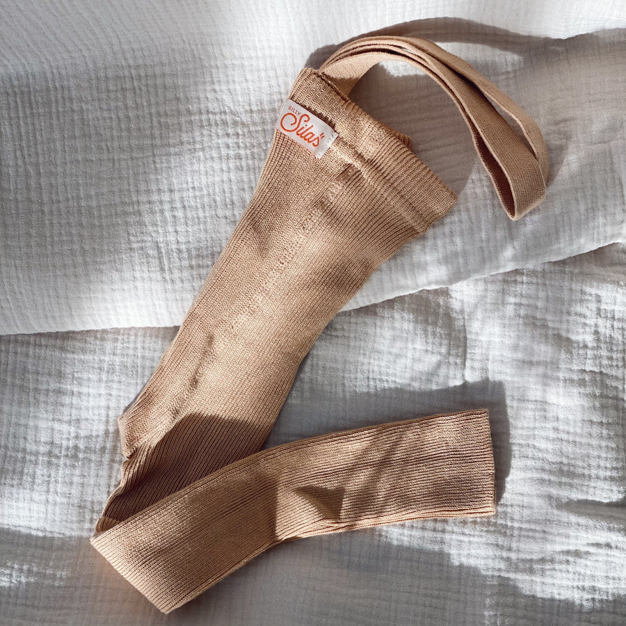 FOOTLESS TIGHTS - light brown