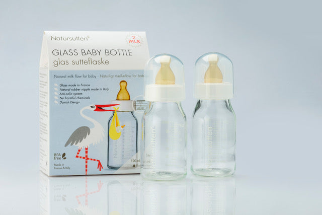 GLAS-TRINKFLASCHEN – 2ER-SET – 120 ML