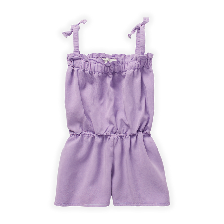 WOVEN JUMPSUIT LILAC - last one 98