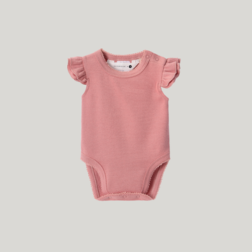 FLUTTER SUIT BODY - 2y - pink