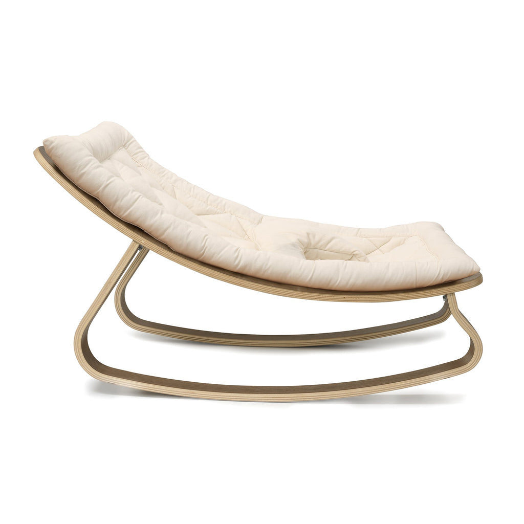 LEVO BABY ROCKER - naturel cover - WALNUT