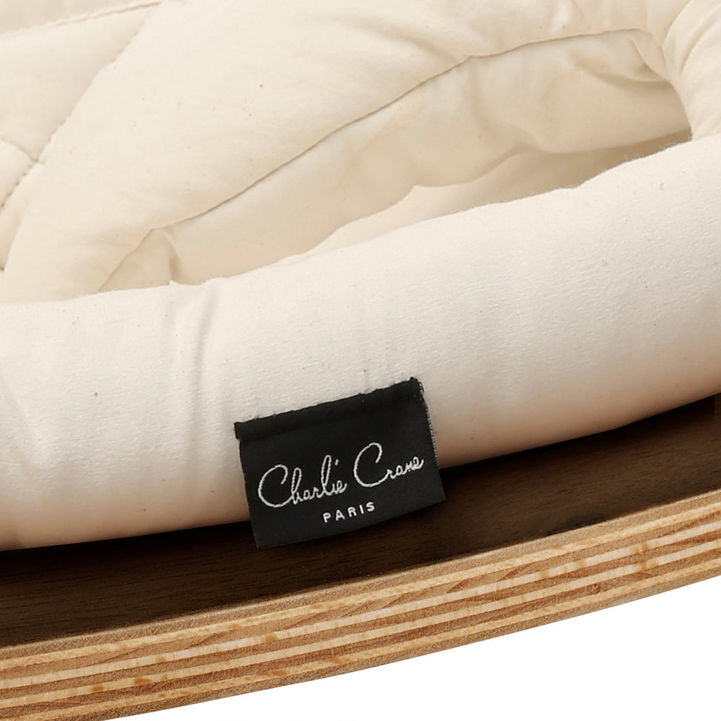 LEVO BABY ROCKER - naturel cover - WALNUT