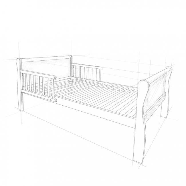 NOBLE VINTAGE KINDERBED - 160X80