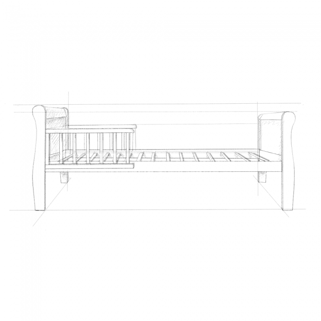 NOBLE VINTAGE KINDERBED - 160X80